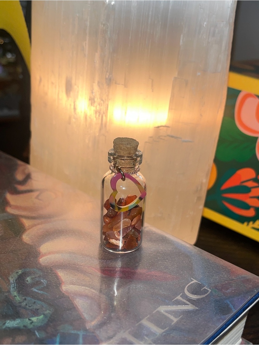 “Carnelian Fire”🔥 Crystal Bottle
